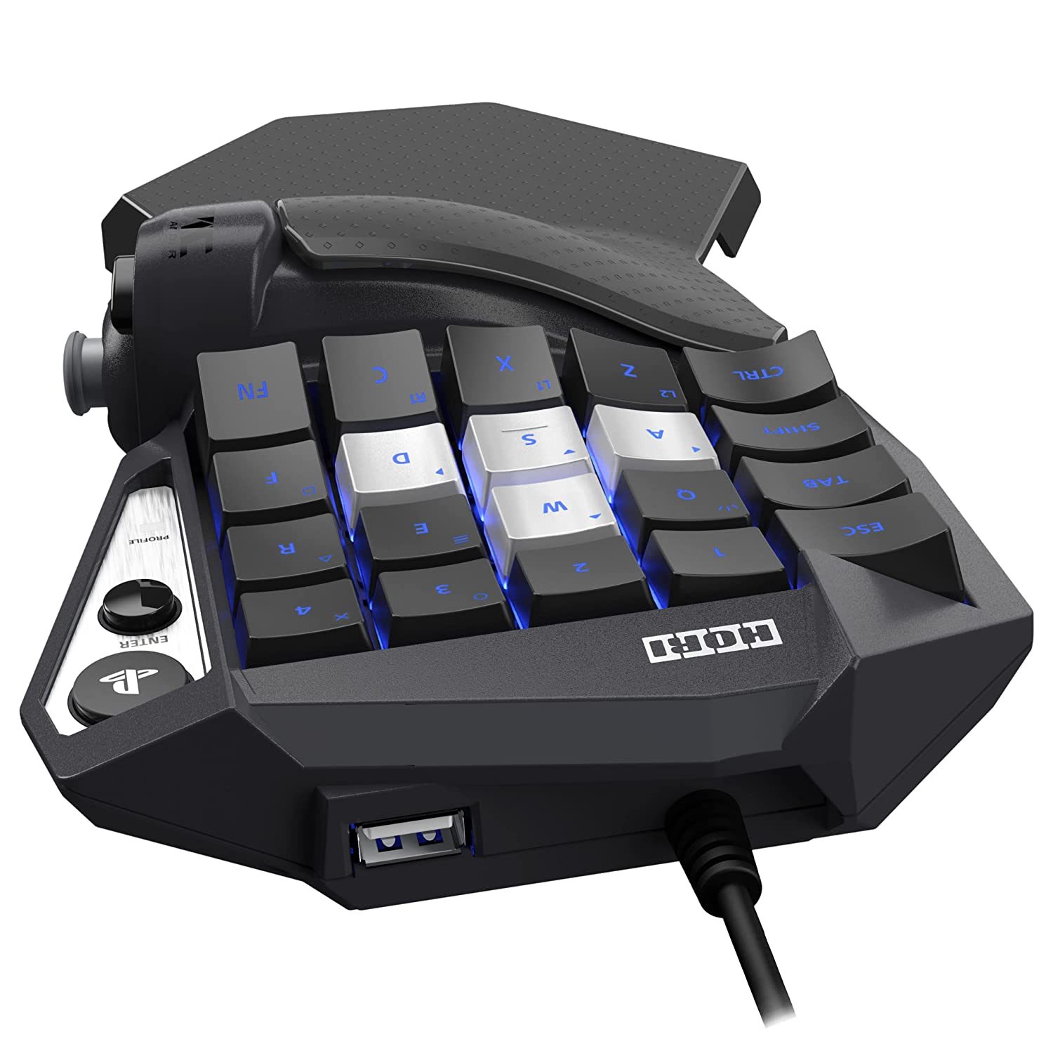 HORI Tactical Assault Commander (TAC) Mechanical Keypad for PlayStation®5, PlayStation®4, and PC