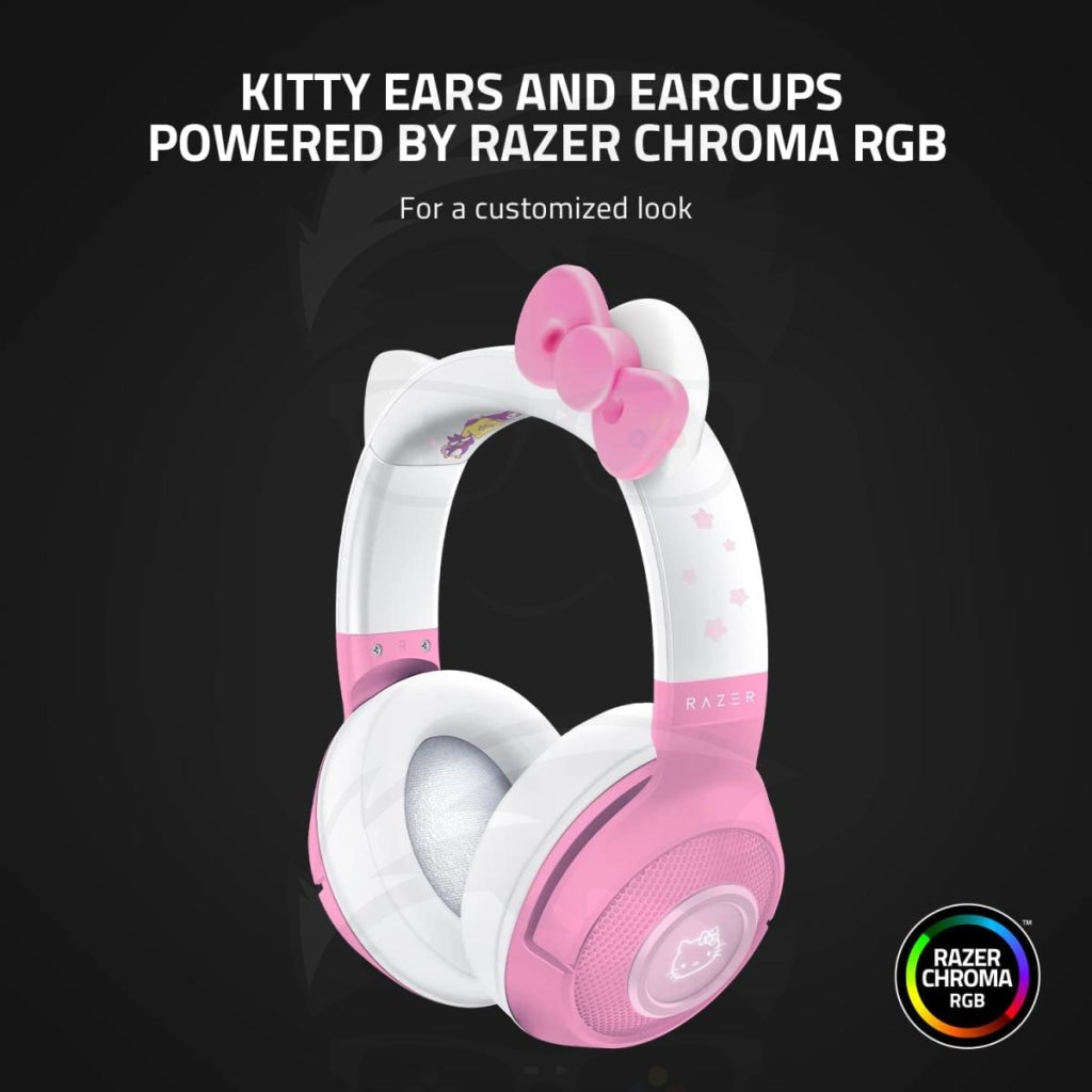 Razer Kraken BT Hello Kitty & Friends Edition Bluetoothe Chroma RGB - Quartz Pink