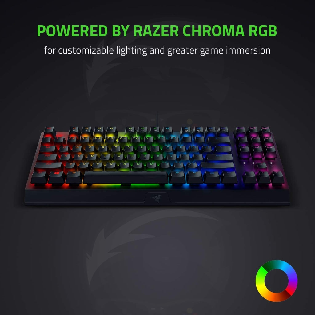 Razer BlackWidow V3 Tenkeyless - Green Switch Gaming Mechanical keyboard