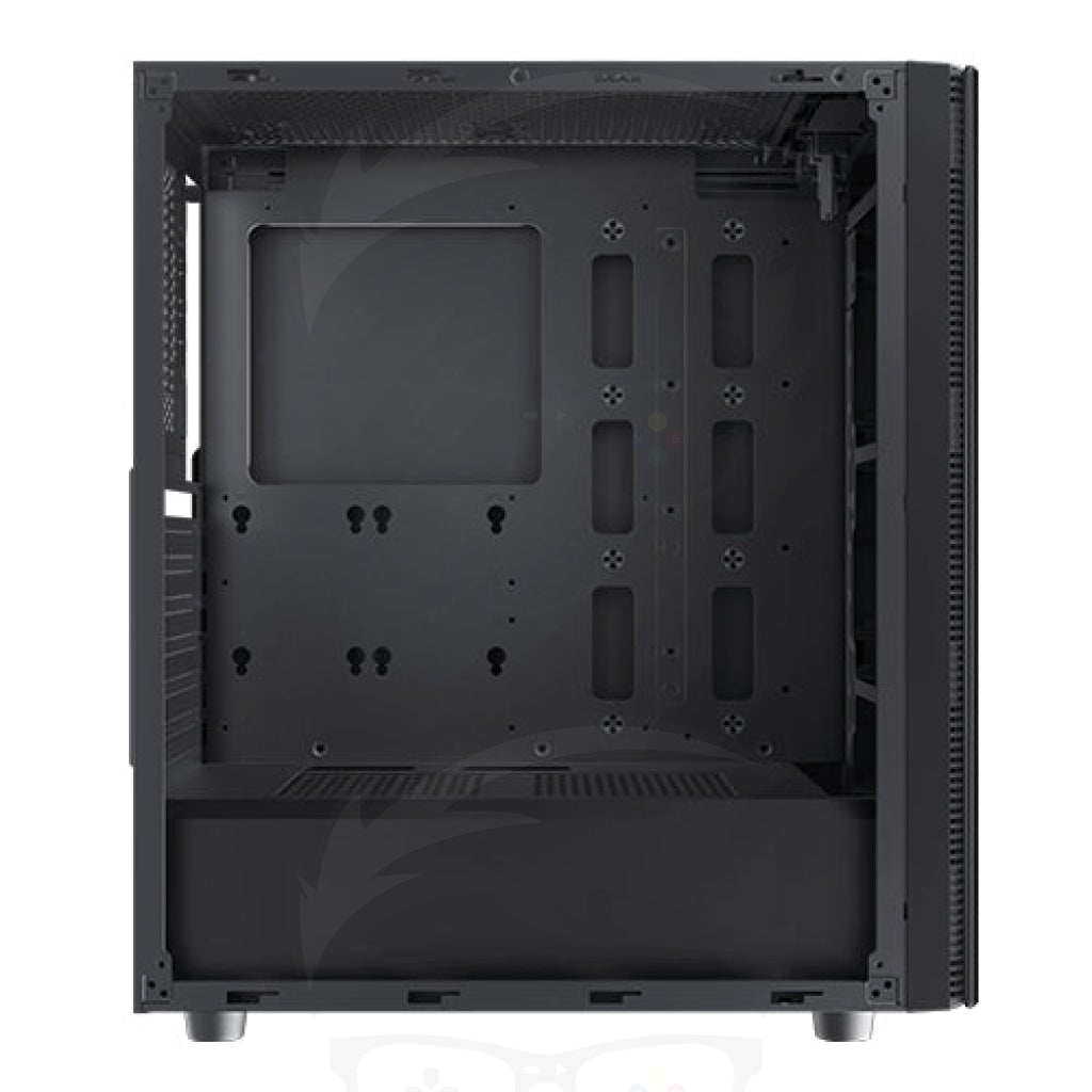XIGMATEK Diamond ATX Black Acrylic Fan & ARGB Fan Control GAMING CASE