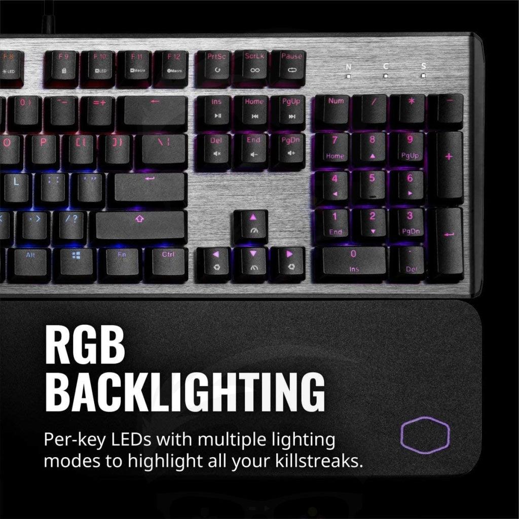Cooler Master CK550 V2 Gaming Mechanical Keyboard Red Switch with RGB Backlighting