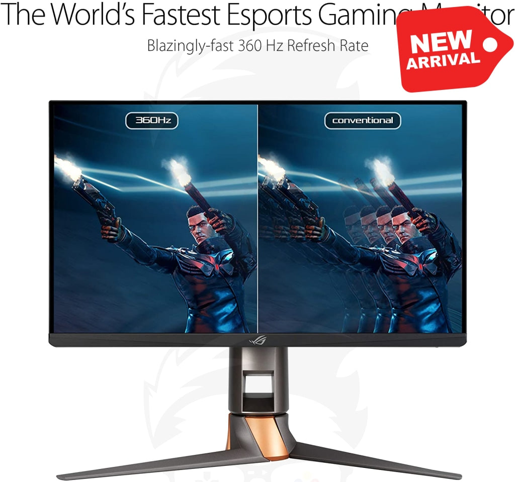 ASUS ROG 360Hz PG259QN 24.5” Gaming Monitor, 1080P Full HD,  IPS, 1ms, G-SYNC