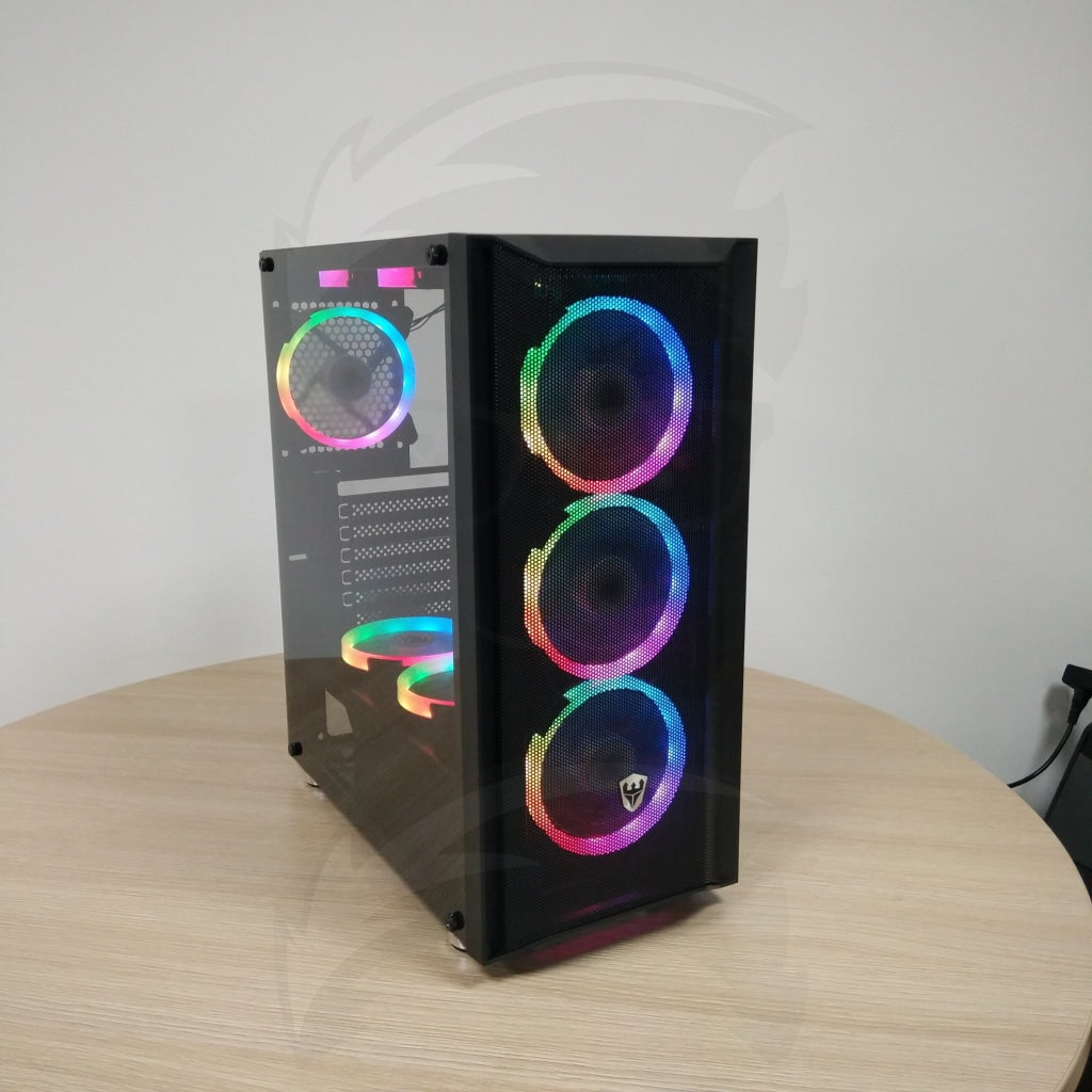 SATE K381 GAMING CASE ( BLACK / WHITE )