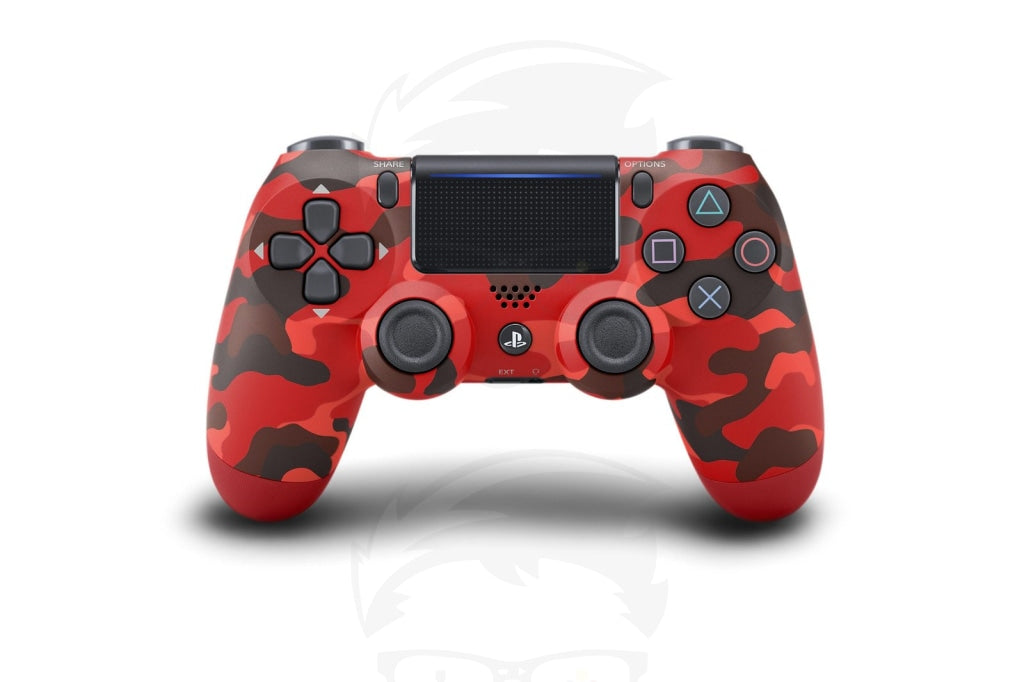 Red Camouflage Controller - Playstation 4