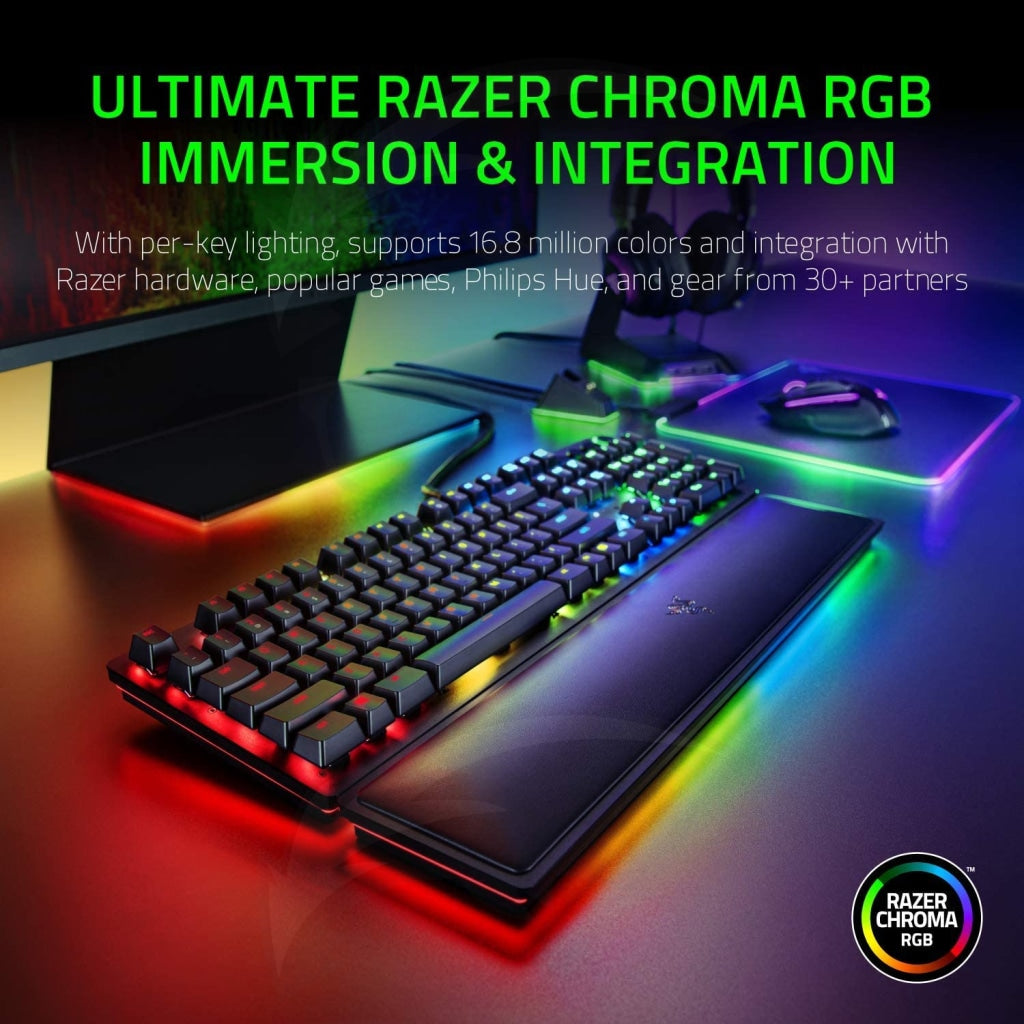 Razer Huntsman Elite Chroma RGB Lighting - Linear Optical Switches