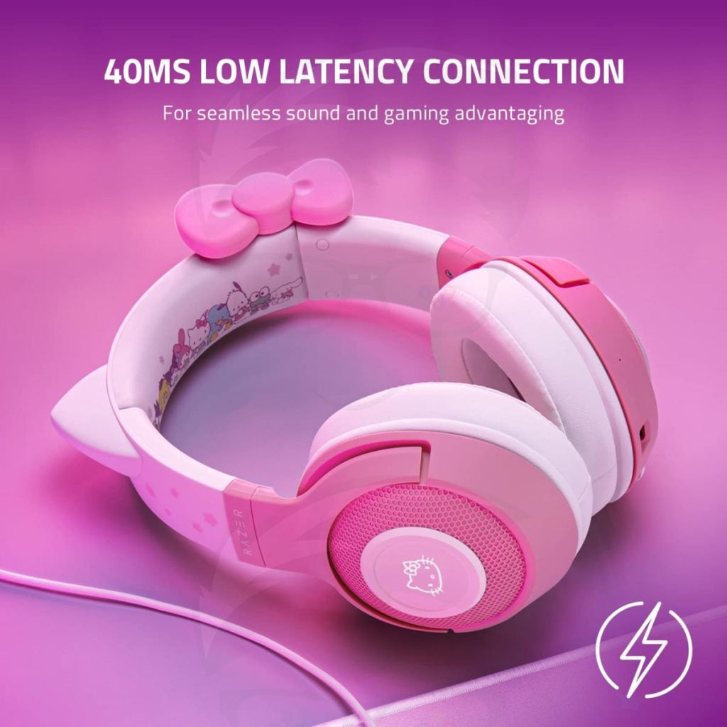 Razer Kraken BT Hello Kitty & Friends Edition Bluetoothe Chroma RGB - Quartz Pink