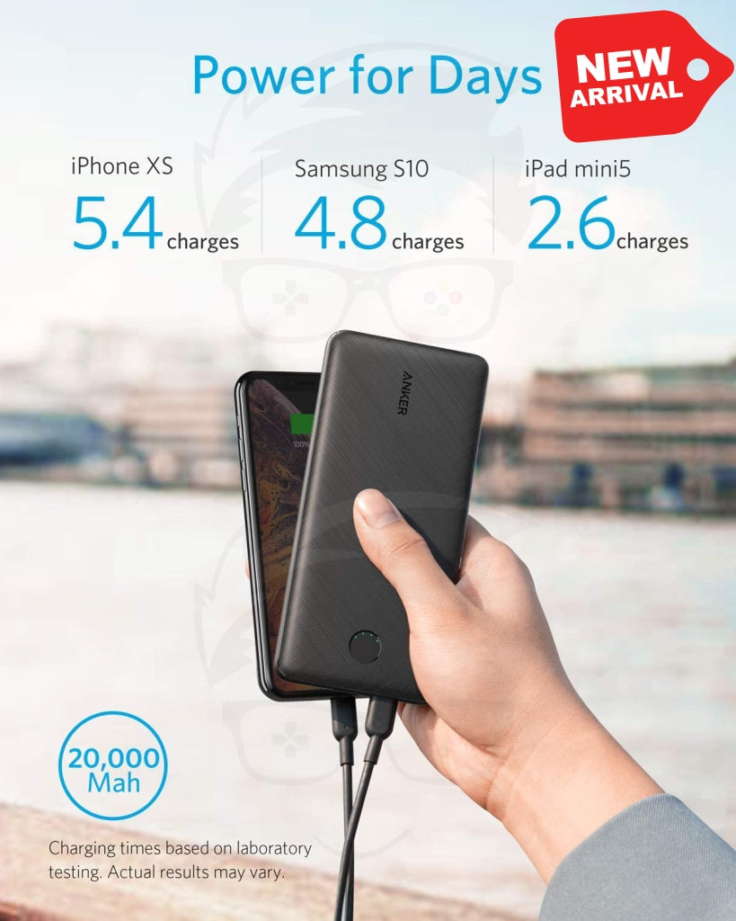 Anker USB C PowerCore Essential 20000 PD (20W) Power Bank