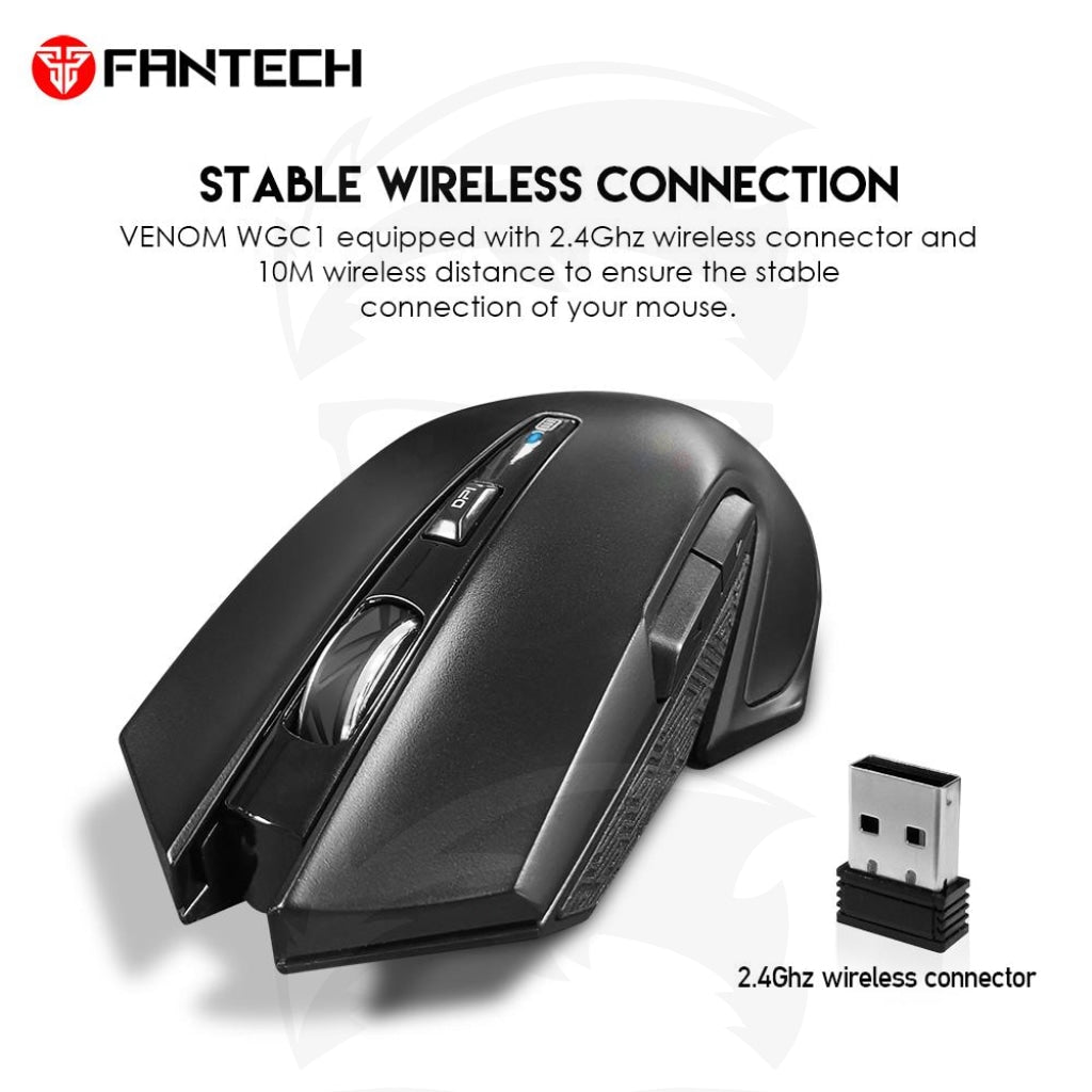 FANTECH WGC1 VENOM WIRELESS GAMING MOUSE