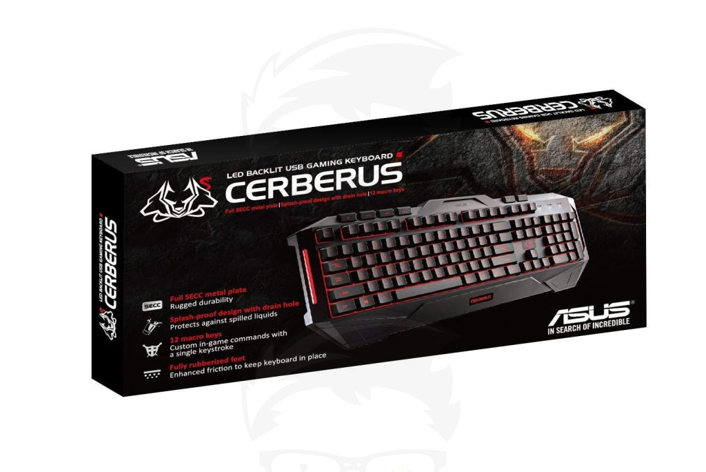 Asus Cerberus Dual Led Color Backlit Gaming Keyboard (Cerberus Keyboard)