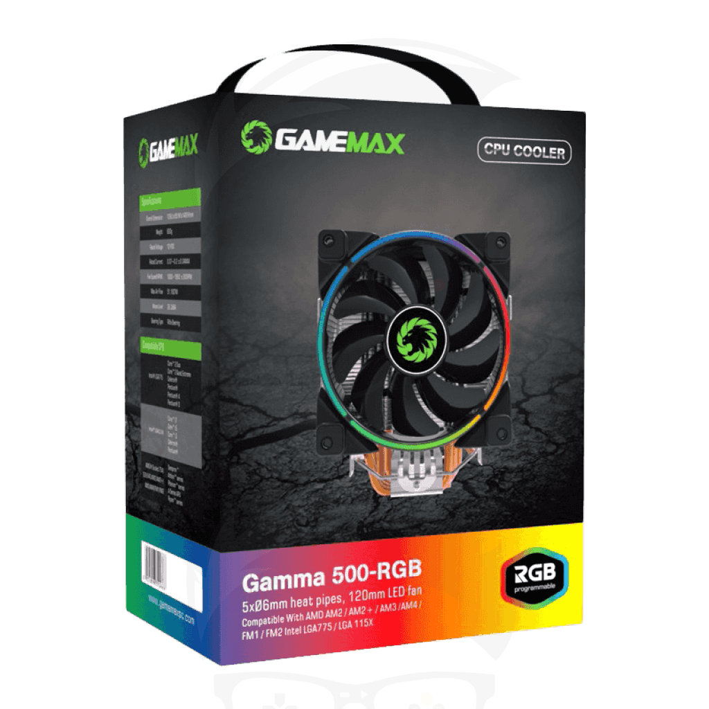 GAMEMAX GAMMA 500 RGB CPU COOLER