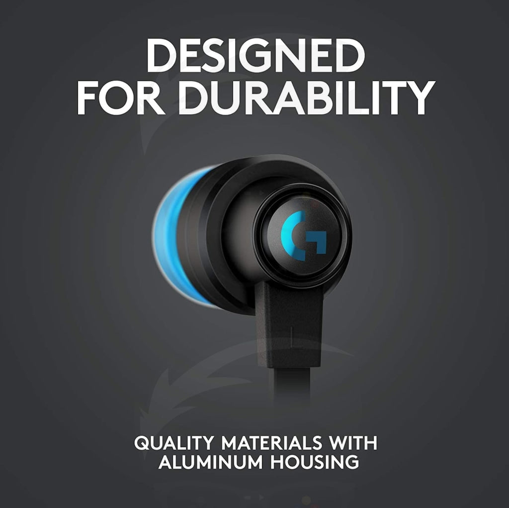 Logitech G333 GAMING EARPHONES WITH MIC - BLACK