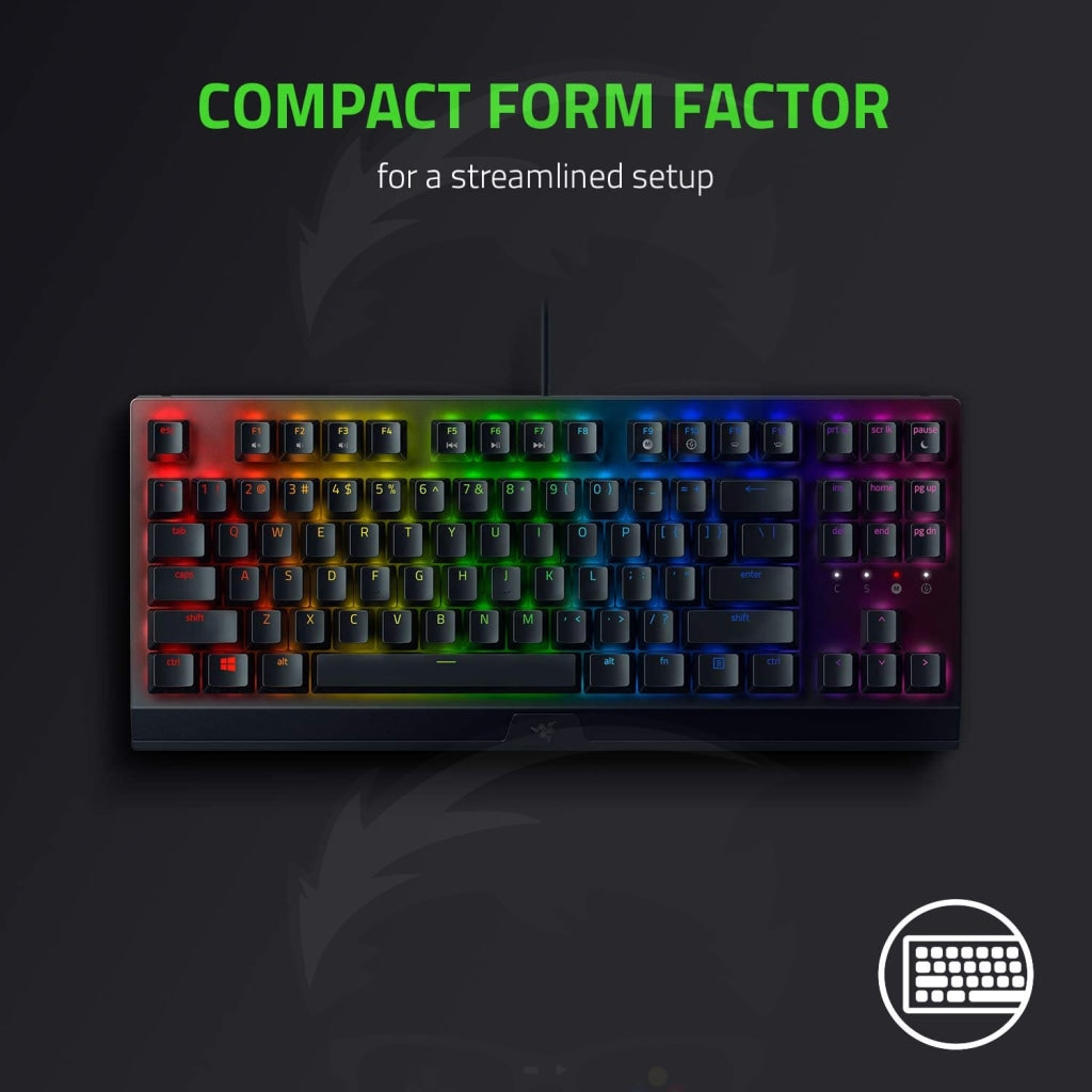 Razer BlackWidow V3 Tenkeyless - Green Switch Gaming Mechanical keyboard