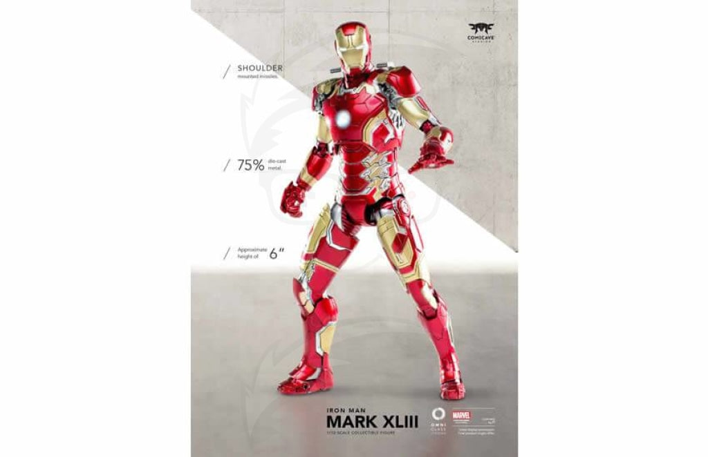 Super Alloy 1/12 Scale Iron Man Mark Xliii