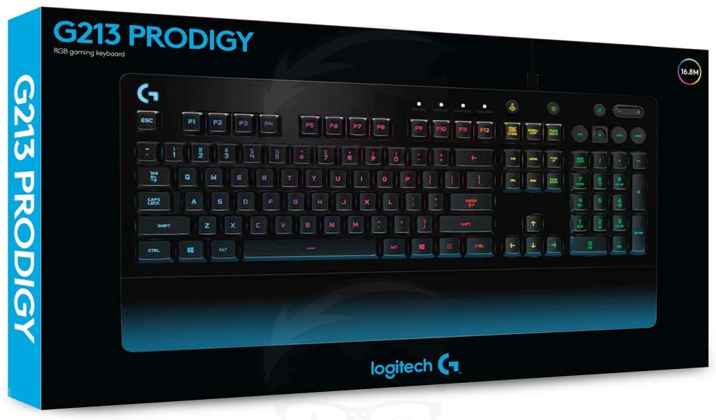 Logitech G213 Prodigy Gaming Keyboard With RGB Lighting