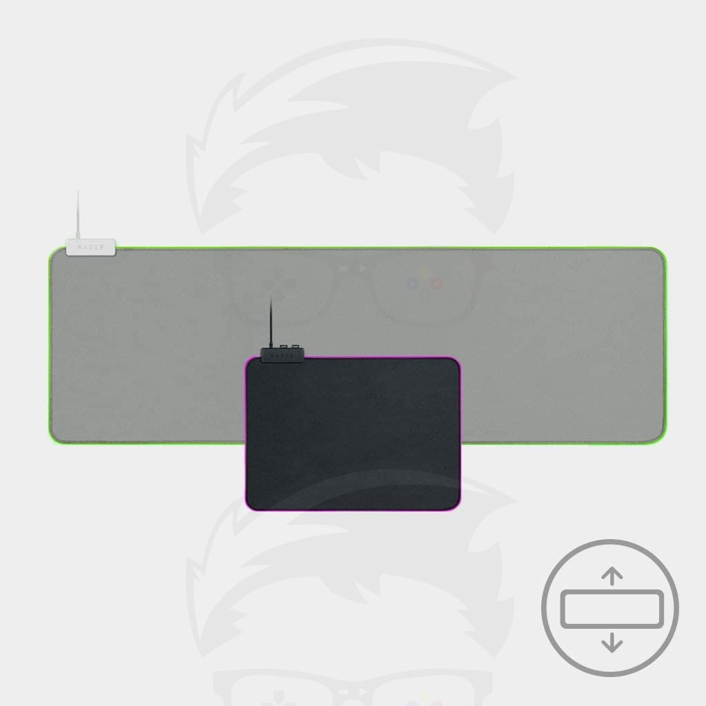 Razer  Goliathus Extended Chroma Soft Gaming Mouse Mat with Chroma, MOUSE PAD Mercury White