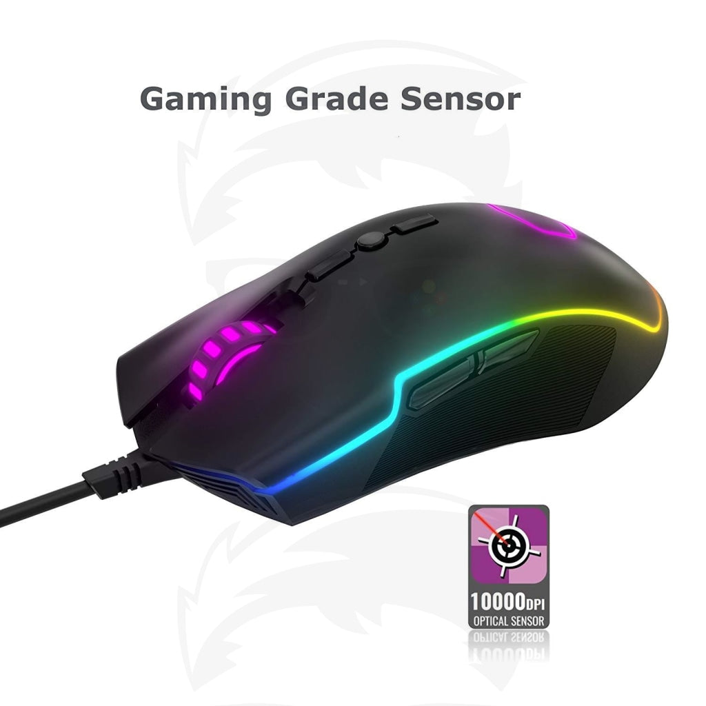 Cooler Master Cm310 Gaming Mouse With Ambidextrous Grips 10000 Dpi Optical Sensor And Rgb