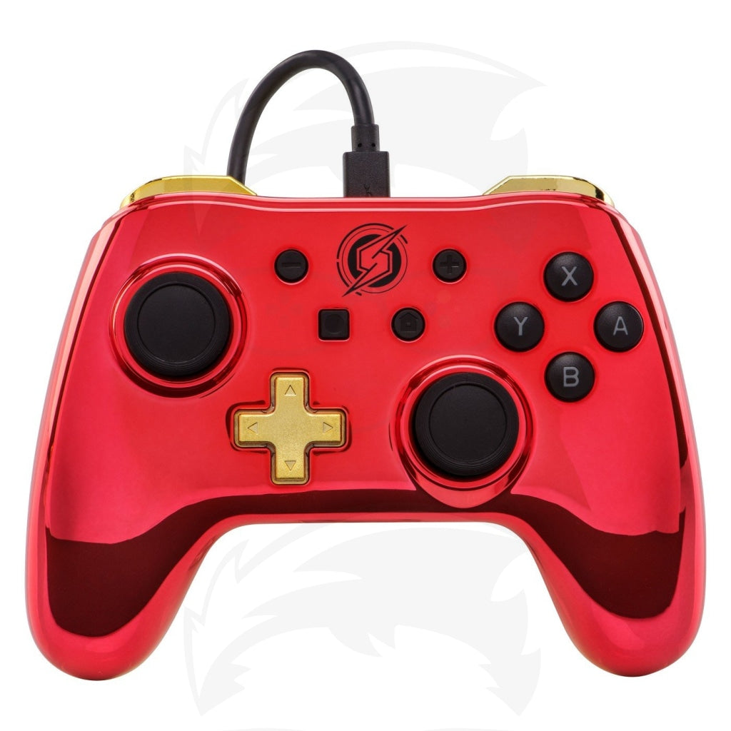 Wired Controller Chrome Metroid - Switch