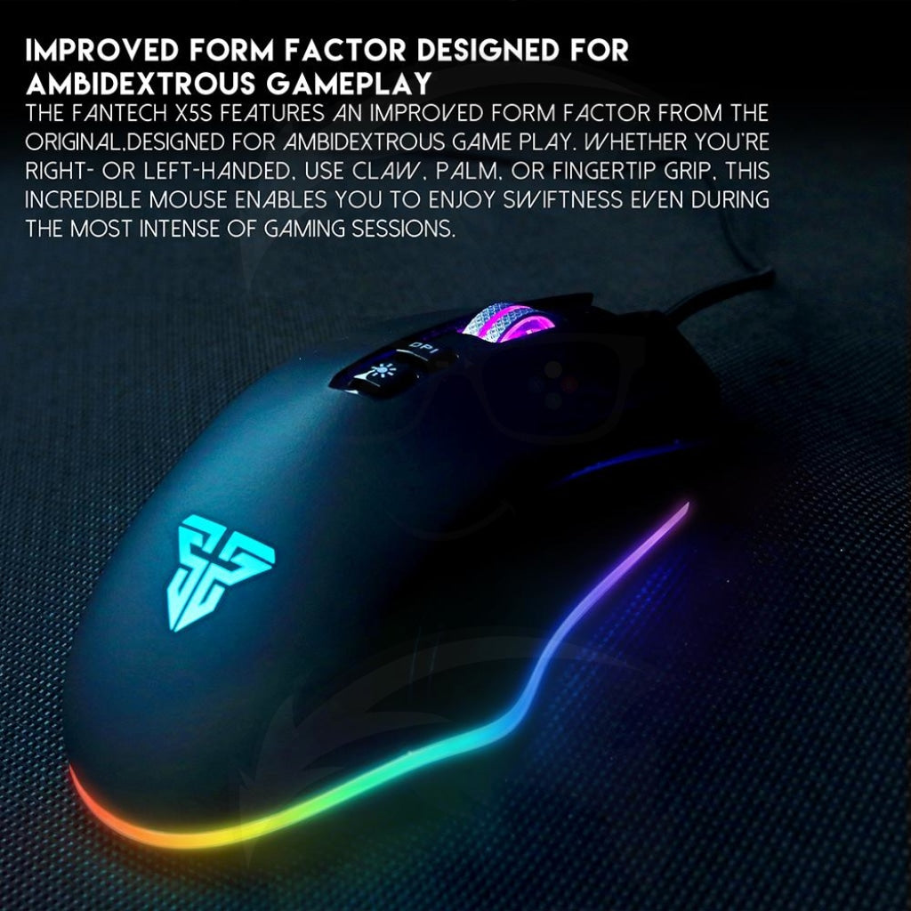 Fantech X5S Zeus Macro Pro Gaming Mouse