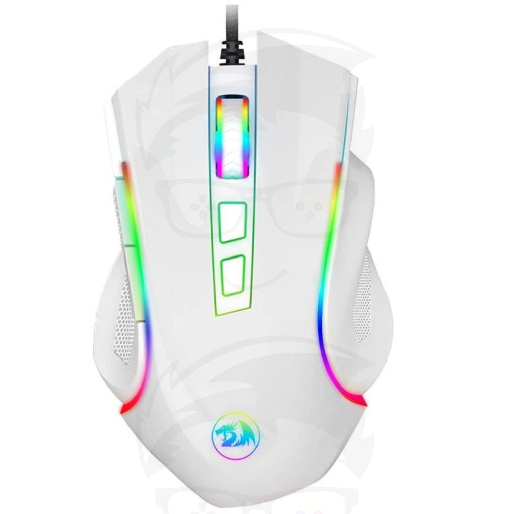 Redragon M607 Griffin 7200 DPI RGB Gaming Mouse /   WHITE