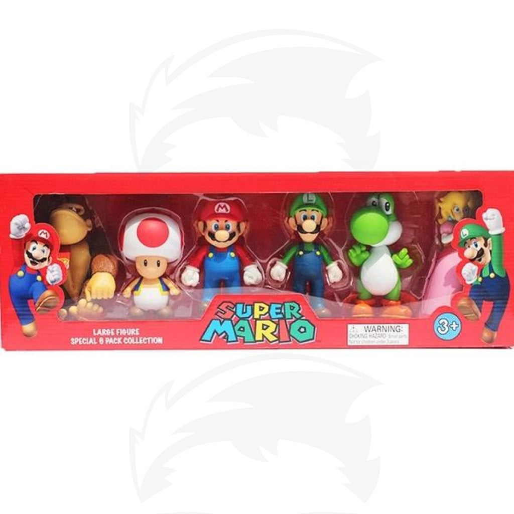 Super Mario Large Figure Special 6 Pack Collection
