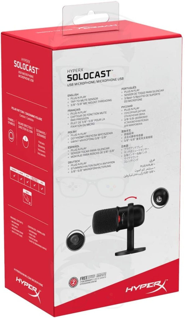 HyperX SoloCast  USB  Gaming Microphone