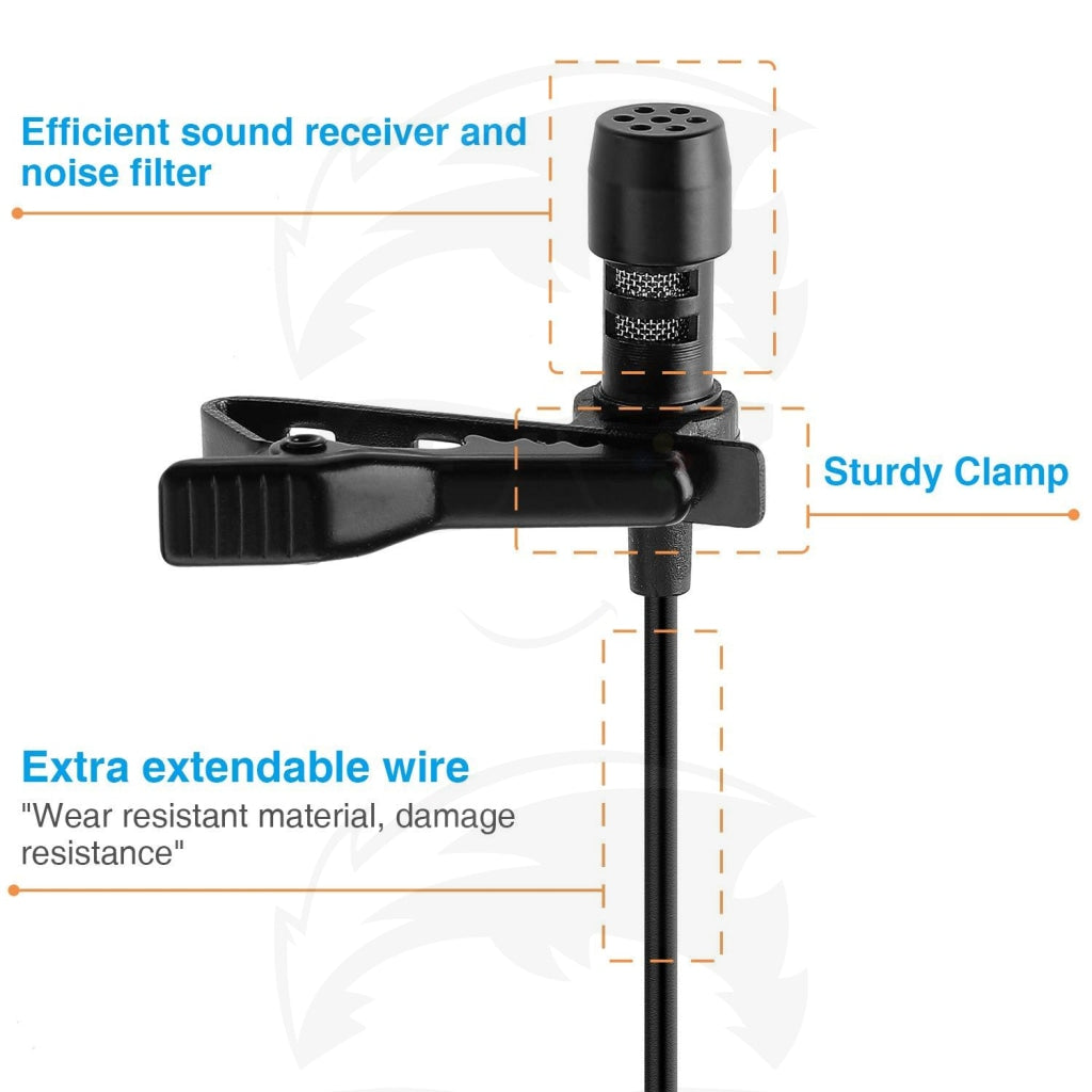 Rovtop Professional Lavalier Lapel Microphone
