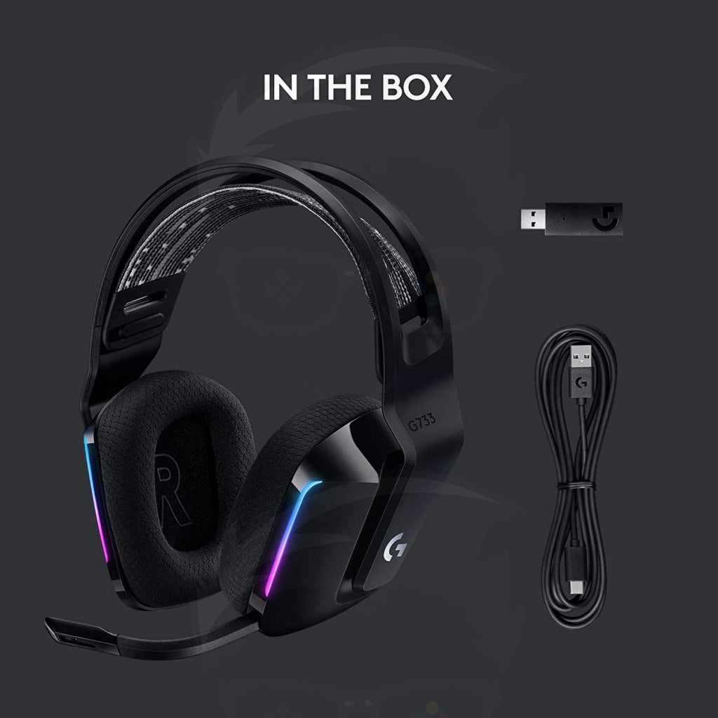 Logitech G733 Lightspeed Wireless Black Gaming Headset