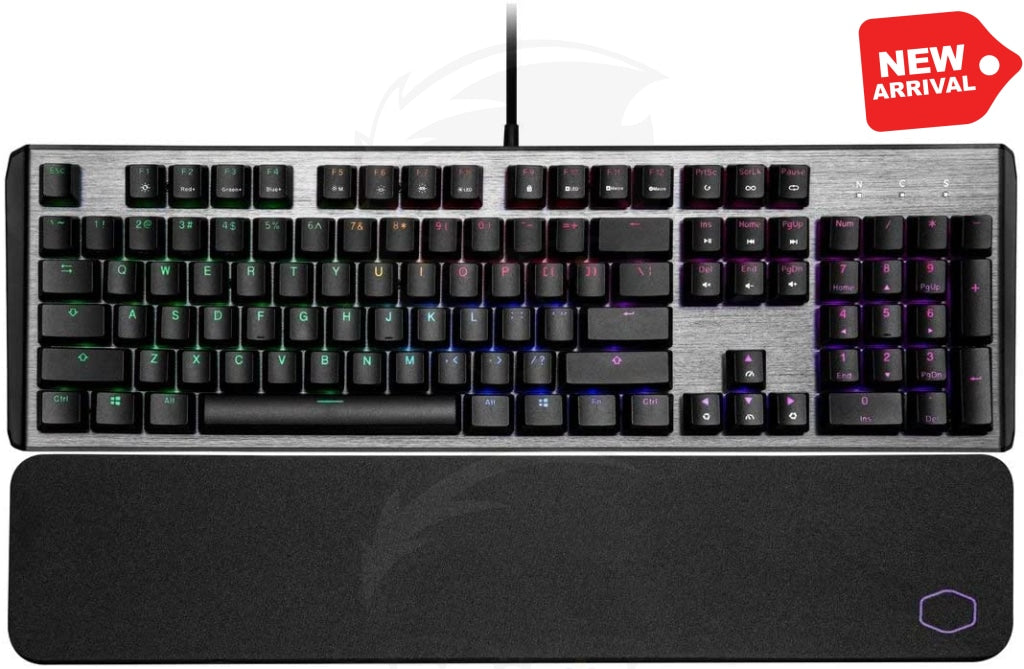 Cooler Master CK530 V2 Tenkeyless Gaming Mechanical Keyboard Red Switch with RGB Backlighting