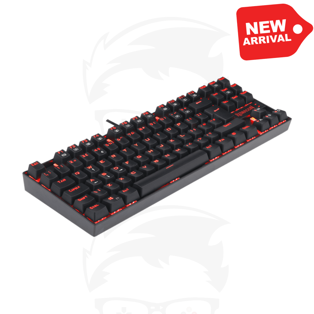 Redragon Gaming Keyboard And Mouse Plus Pad Combo K552-Ba-Uk Red Rgb Led Backlit 87 Key Mechanical