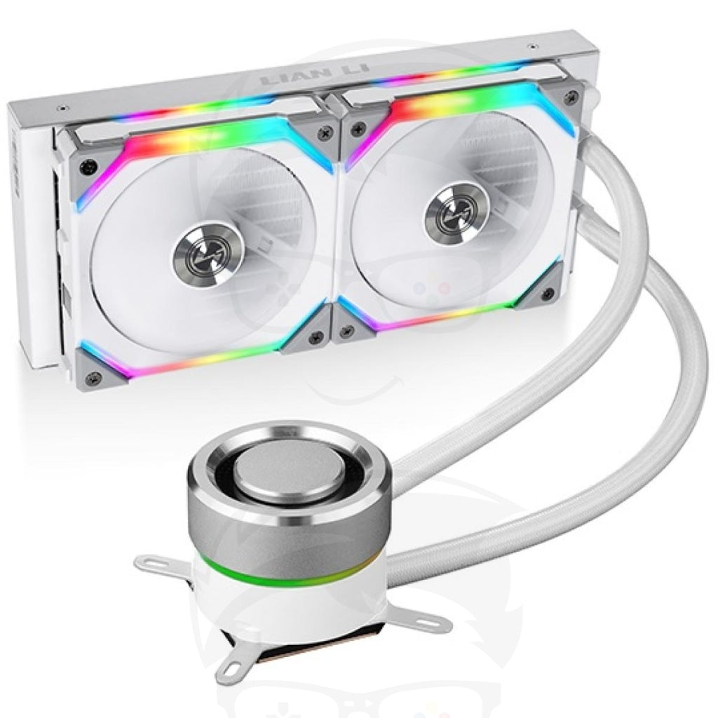 LIAN LI Galahad 240mm (Black/White) ARGB AIO UNI FAN SL Edition CPU Cooler