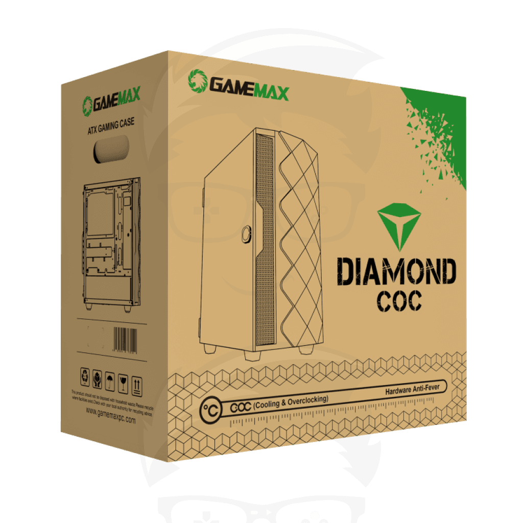 GAMEMAX Diamond COC BK E-ATX GAMING CASE