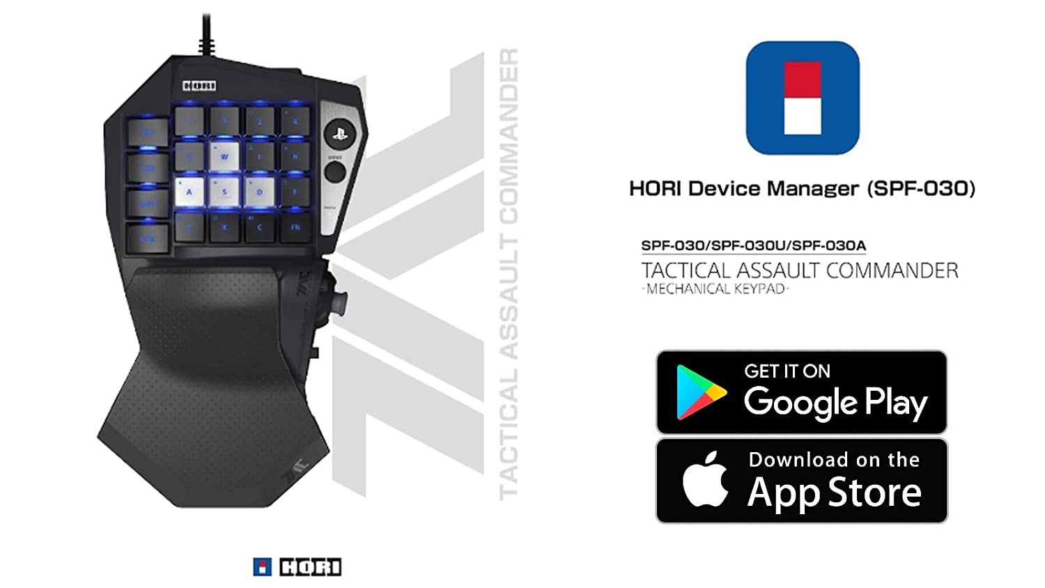 HORI Tactical Assault Commander (TAC) Mechanical Keypad for PlayStation®5, PlayStation®4, and PC