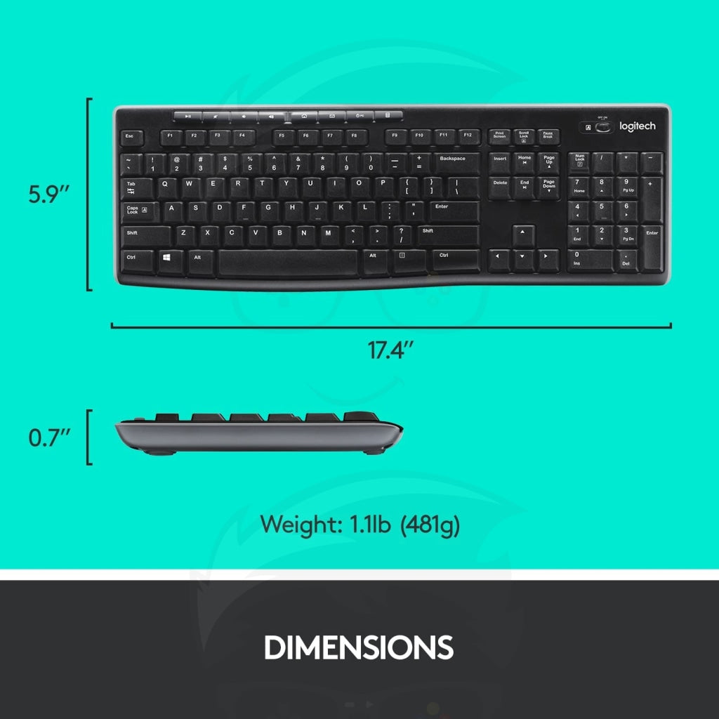 Logitech MK270 Wireless Keyboard And Mouse Combo