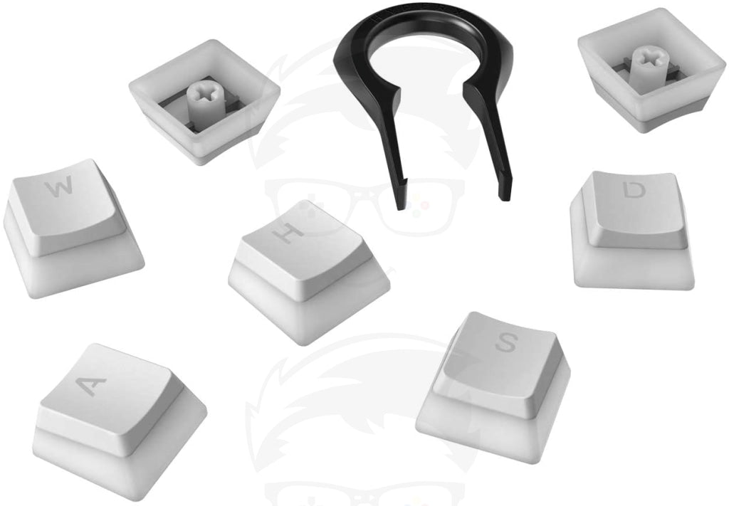 HyperX Pudding Keycaps - (White/black)