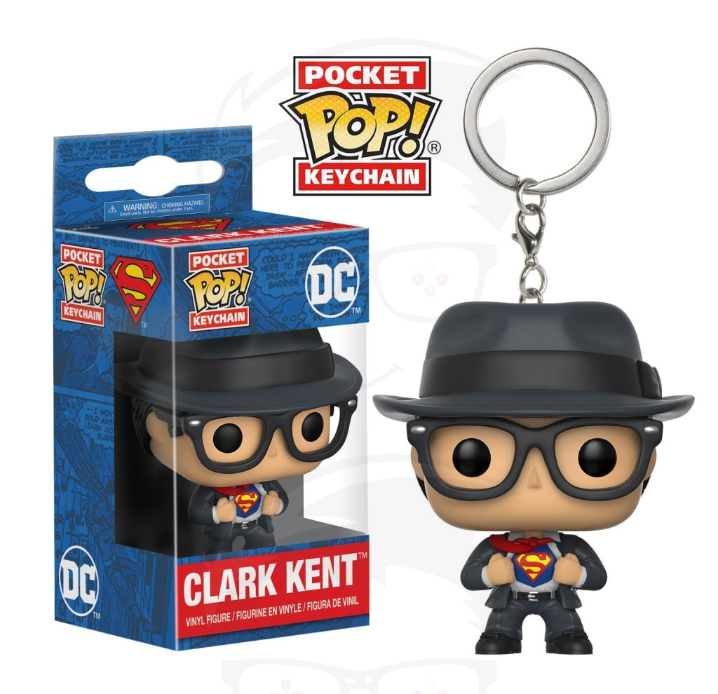 Pocket Pop! Keychain:  Dc: Clark Kent
