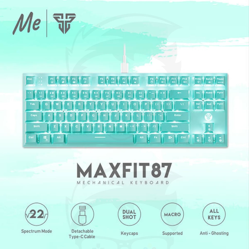 FANTECH MAXFIT87 Mint Edition RGB MECHANICAL KEYBOARD