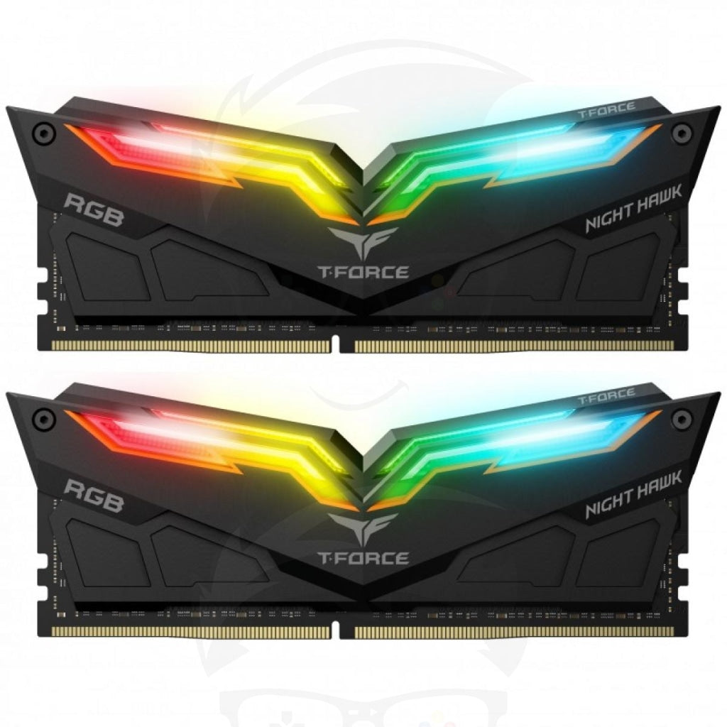 TEAMGROUP T-Force NIGHT HAWK RGB 32GB 2x16 3600MHZ DDR4 GAMING MEMORY