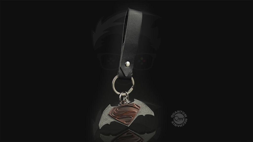 Keychain:  Batman V Superman Friendship