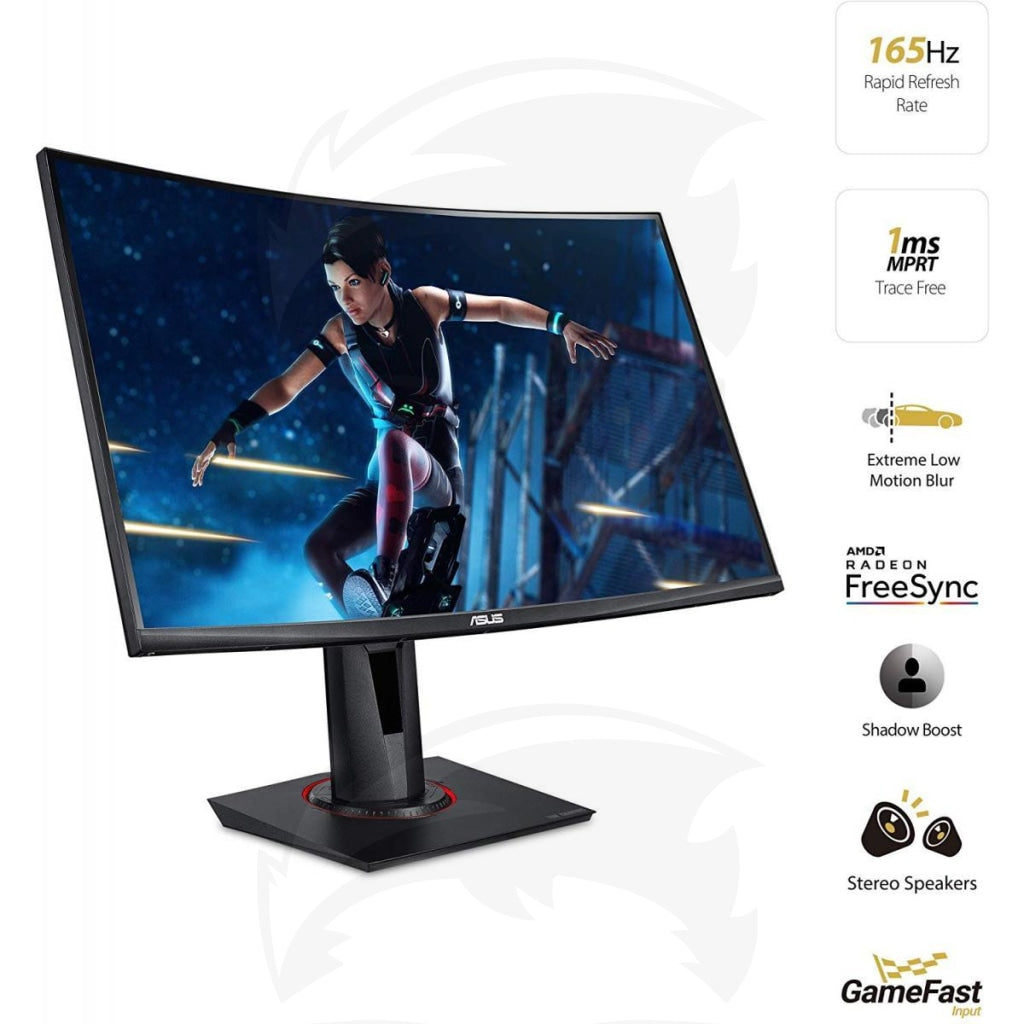 Asus Tuf Vg27Vq 27 Fhd 165Hz Freesync Curved Gaming