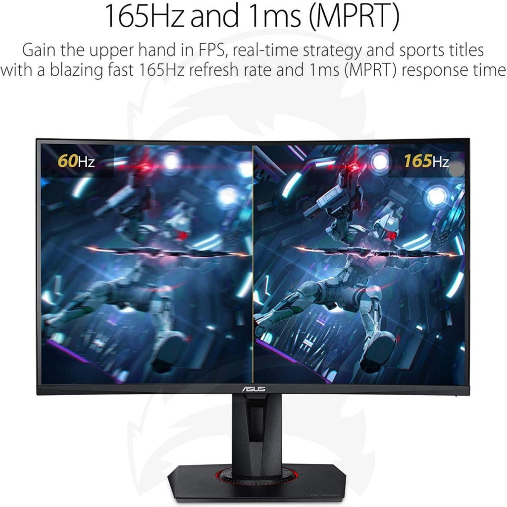 Asus Tuf Vg27Vq 27 Fhd 165Hz Freesync Curved Gaming