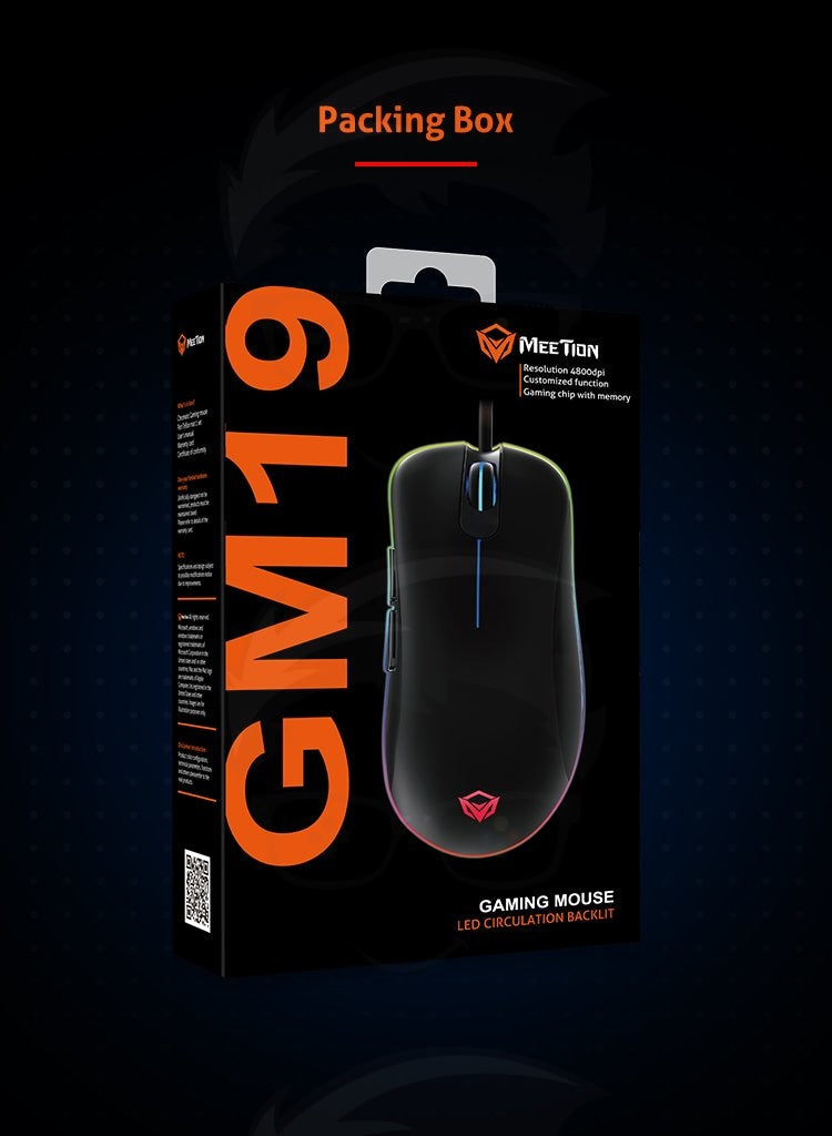 Rgb Light Gaming Mouse Mt-Gm19