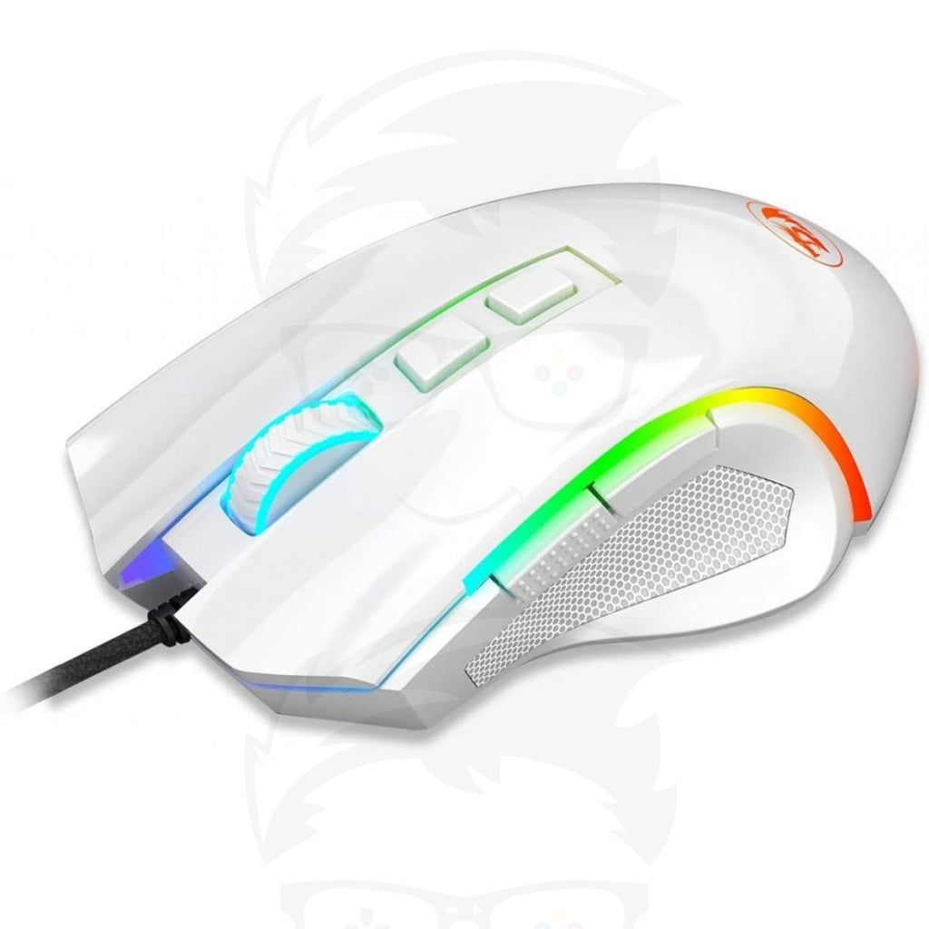 Redragon M607 Griffin 7200 DPI RGB Gaming Mouse /   WHITE