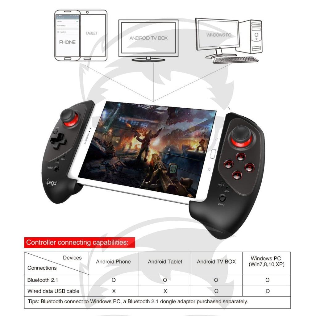 Ipega Retractable Wireless Controller