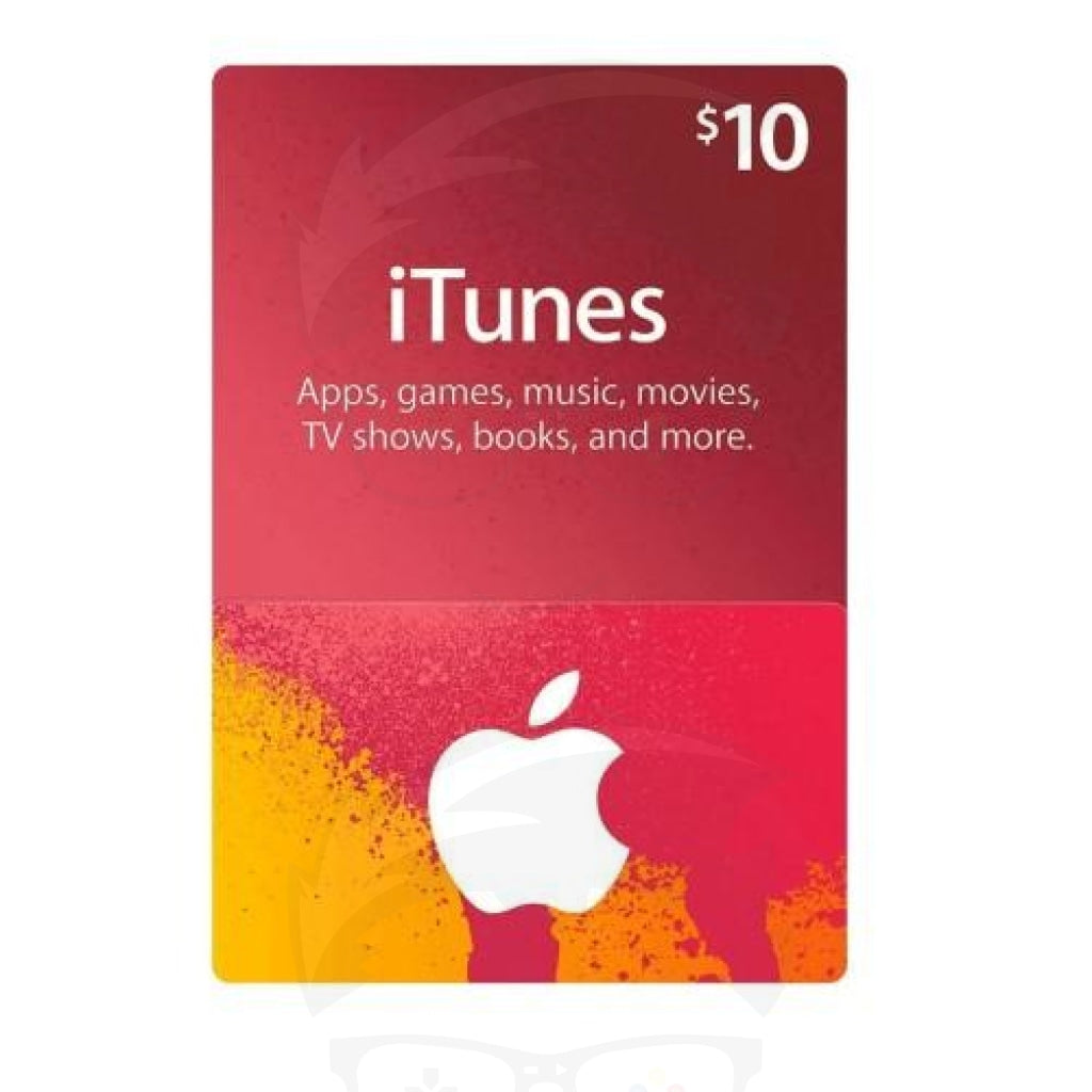 Itunes Gift Card 10$