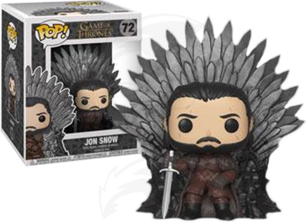 Pop! Deluxe: Game Of Thrones - Jon Snow Sitting On Iron Throne