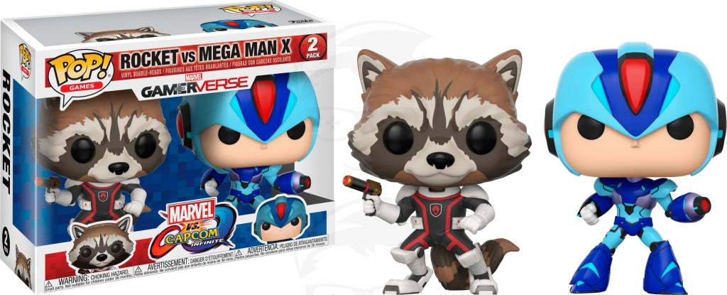 POP! Games: Marvel vs Capcon - Rocket vs MegaMan
