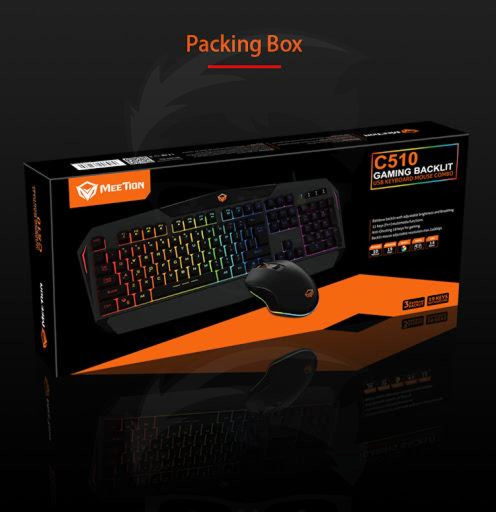 Gaming Keyboard+Mouse Backlit Mt-C510