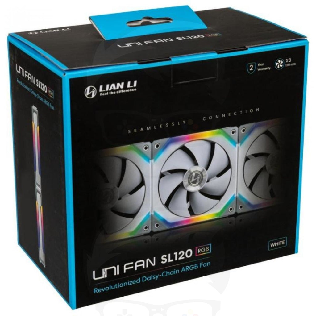 Lian Li UNI Fan SL120 kit 3 Pack BLACK / WHITE